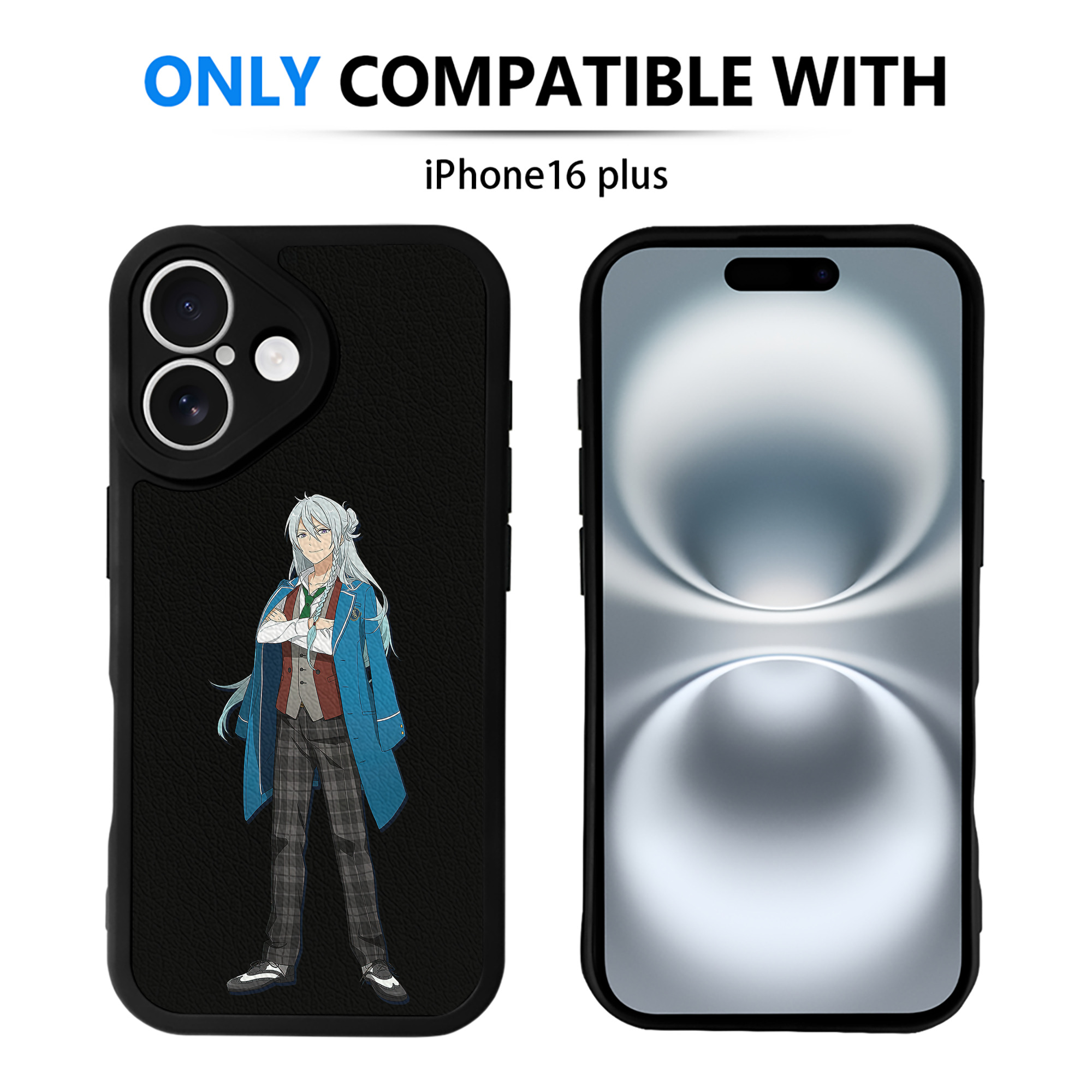 （画像用） あんさんぶるスターズ! Ensemble Stars 【iPhone 16シリーズ対応】シリコンスマホケース（レザー調） 材質：シリコン
